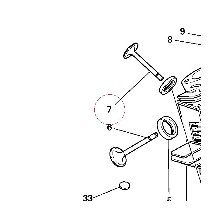 Exhaust valve 21110661A