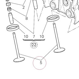 Exhaust valve 21110771A
