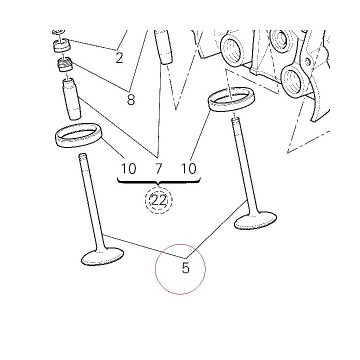 Exhaust valve 21110771A