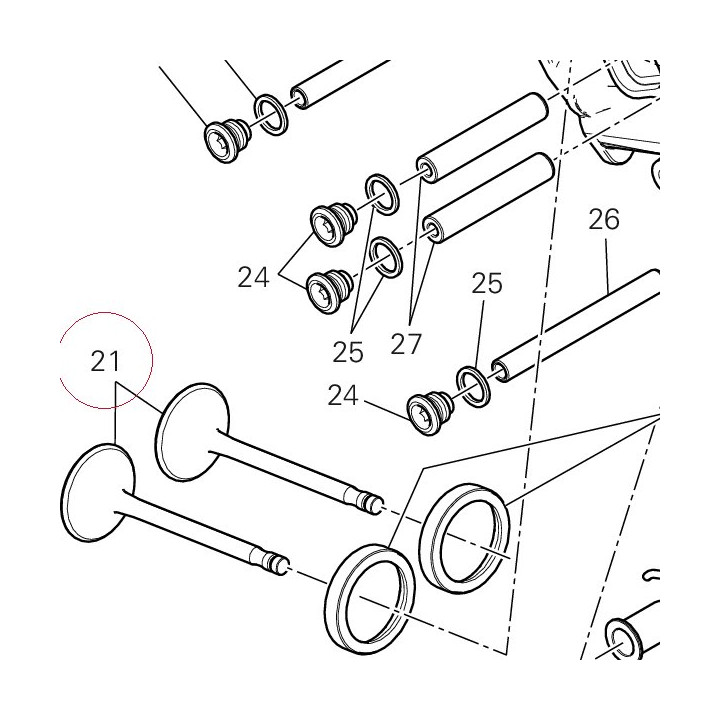 Exhaust valve 21110802A
