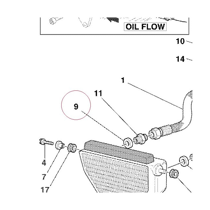 Aluminium gasket 22020176A