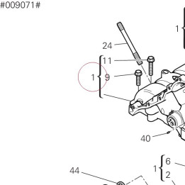 Complete half-crankcases pair 22513345C