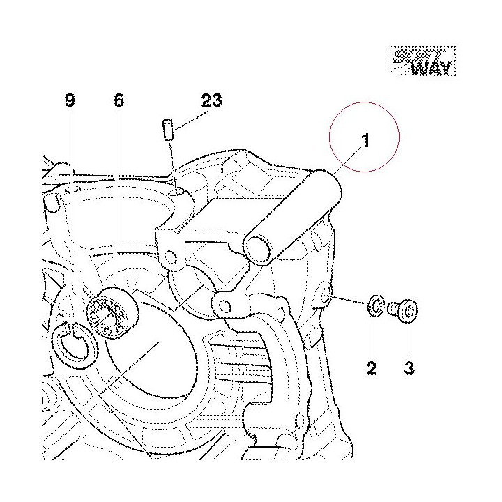 Crankcase 22520642A