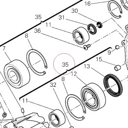 Complete half-crankcases pair 22522602B