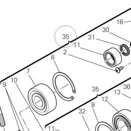 Complete half-crankcases pair 22522961A