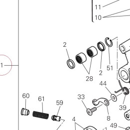 Complete half-crankcases pair 22523472G