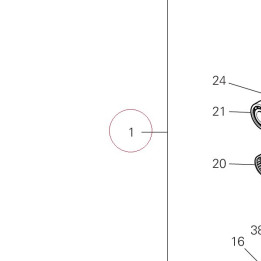 Complete half-crankcases pair 225P0011F