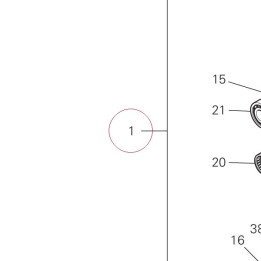 Complete half-crankcases pair 225P0031D
