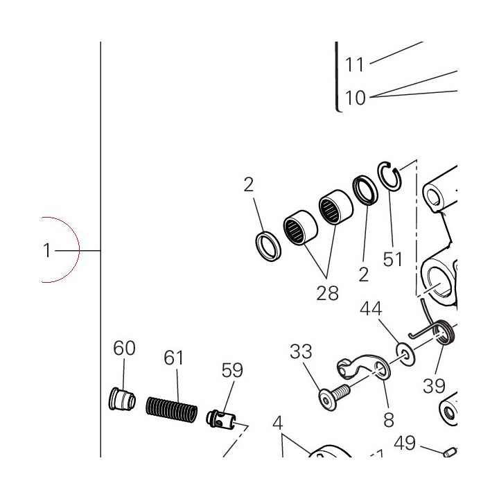 Complete half-crankcases pair 225P0151A