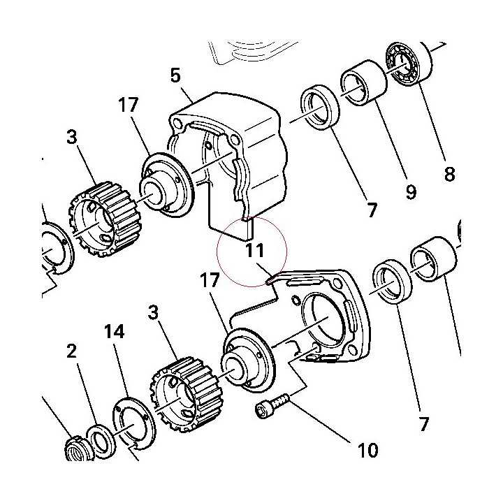 Horizontal rubber cap 23510261A