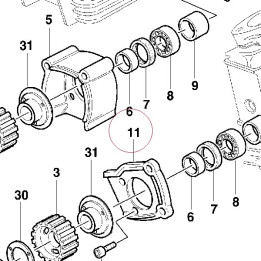 Horizontal rubber cap 23510281A