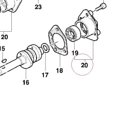 Cap with bearing 23520151BA