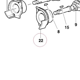 Front complete cap timing side 23520171AB