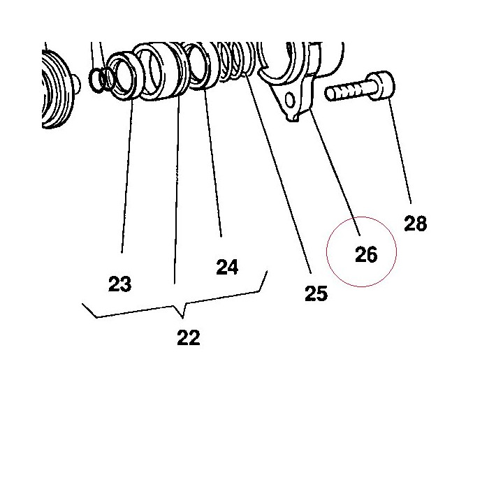 Clutch control disc 23610013A