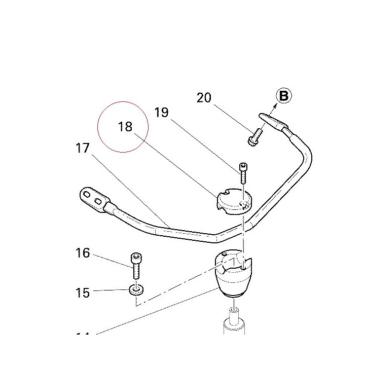 Bracket upper 23610251A