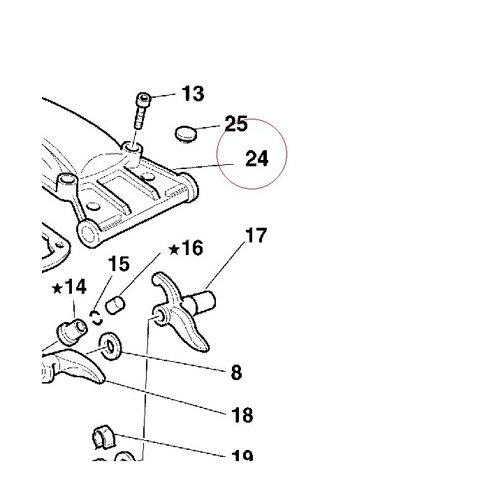 Cover, intake valve 24010121BA