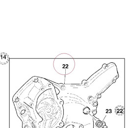 Generator cover 24220382BB