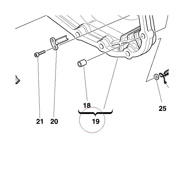 Generator cover 24220452AB