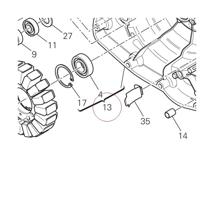Generator cover 24221321A