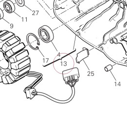 Generator cover 24221382AC