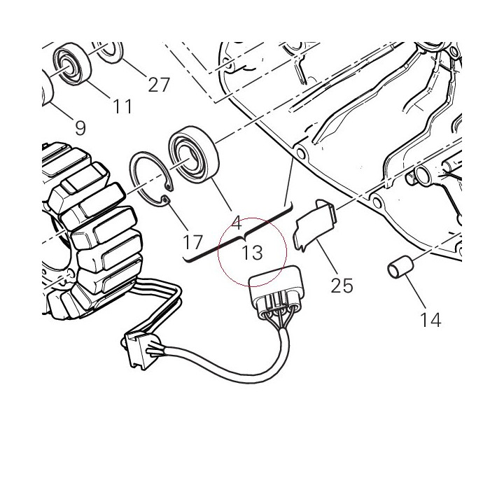 Generator cover 24221382AC