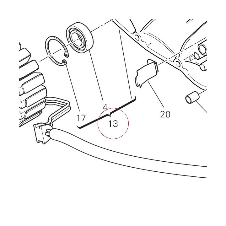 Complete generator cover 24221411GC