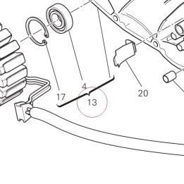 Complete generator cover 24221412GY