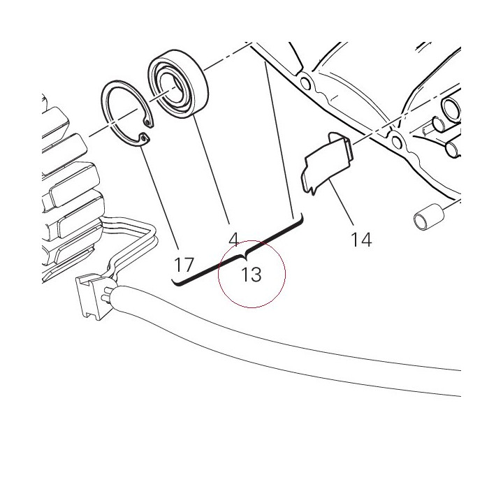 Complete generator cover 24221413HN