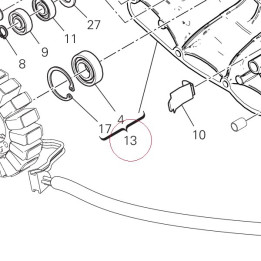 Generator cover 24221472E0