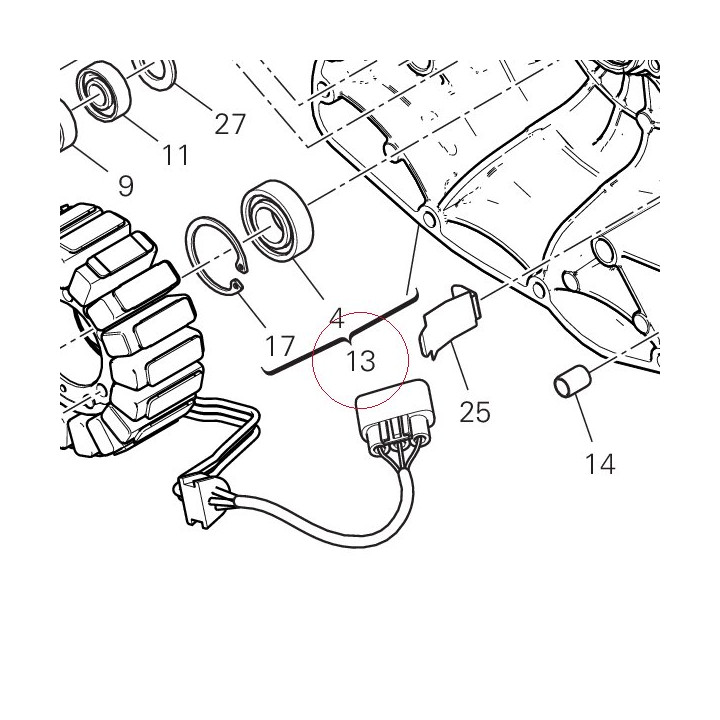 Generator cover 24221492CS