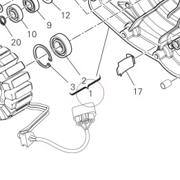 Generator cover 24221551AR