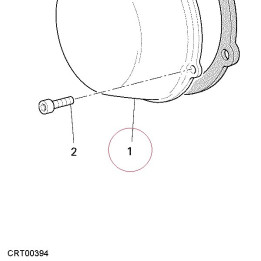 Clutch cover, outer 24310251AE