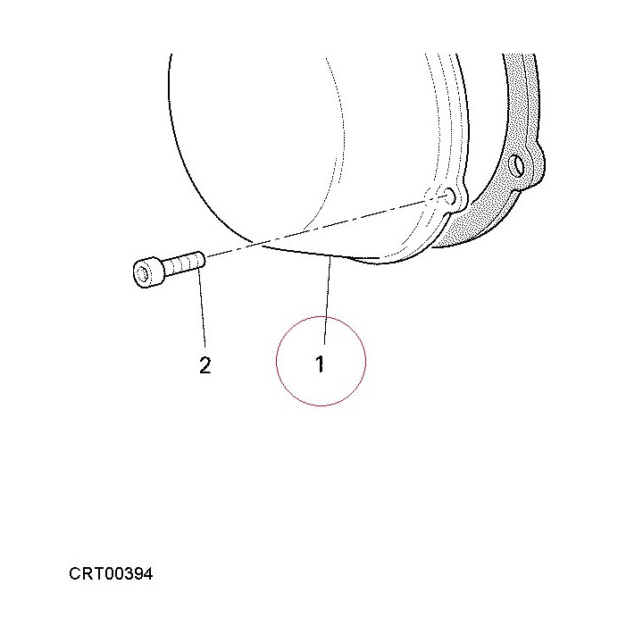 Clutch cover, outer 24310251AE
