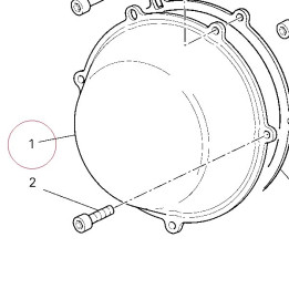 Clutch cover, outer 24310251AF