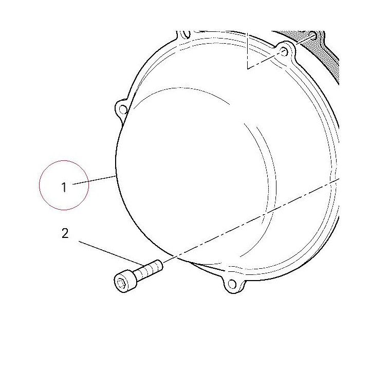 Clutch cover, outer 24310251AH