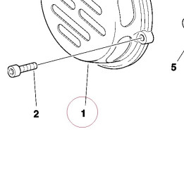 Clutch cover, outer 24310251B