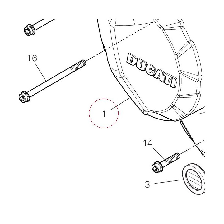 Clutch cover 24310501AR