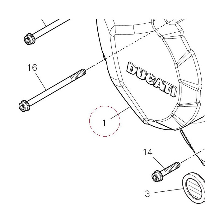 Clutch cover 24310501AS