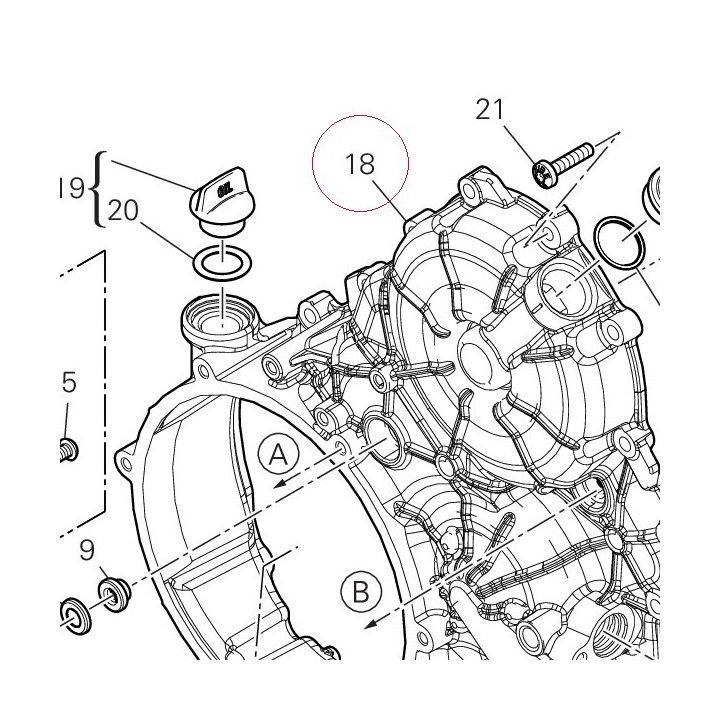 Clutch cover 24311643AH