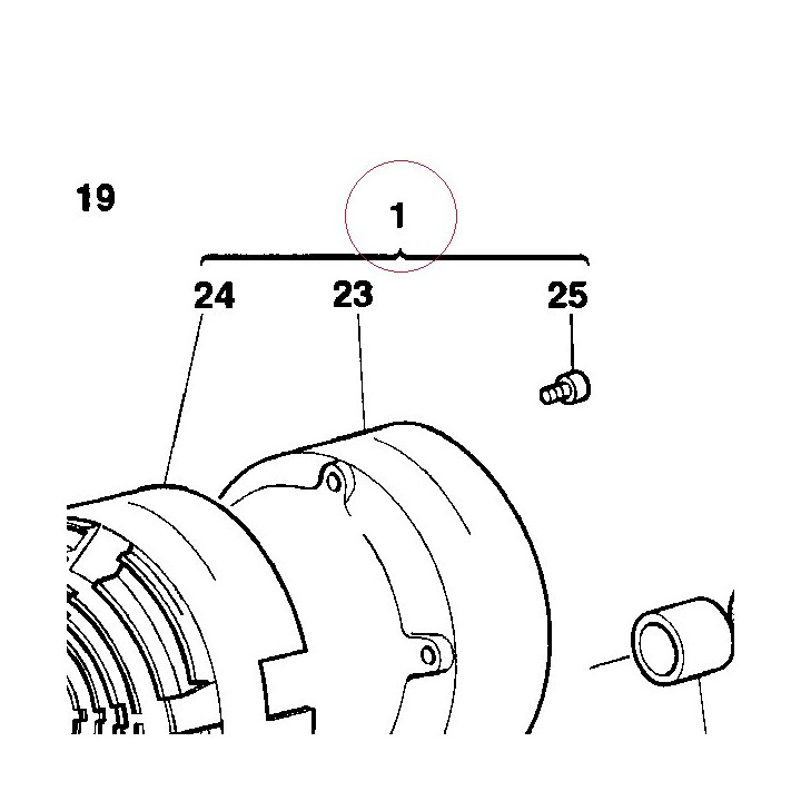 Cover clutch side 24320281AA