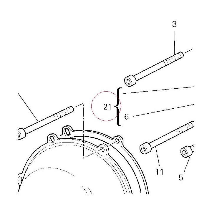 Clutch cover 24321151AB