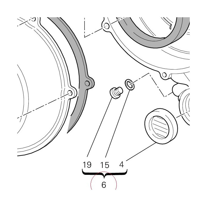 Clutch cover 24321151BC