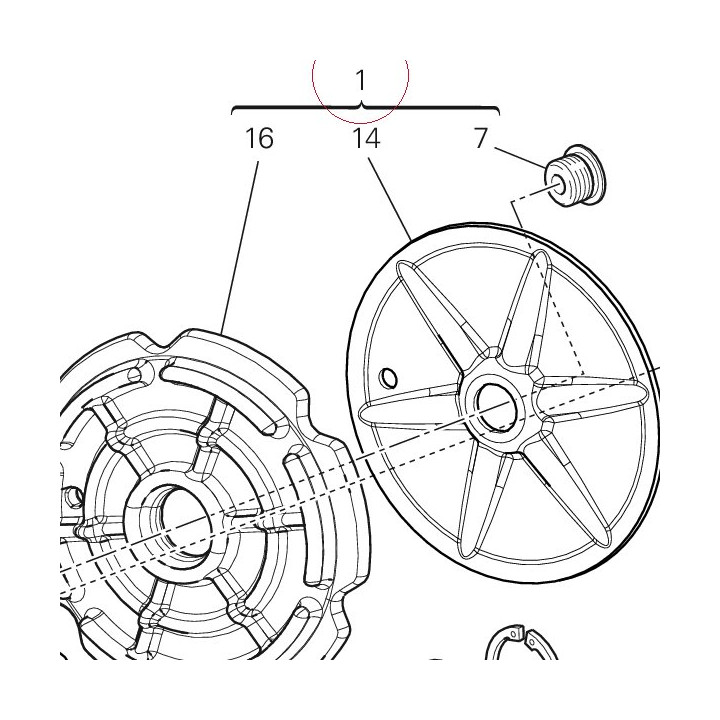 Clutch cover 24321331BF
