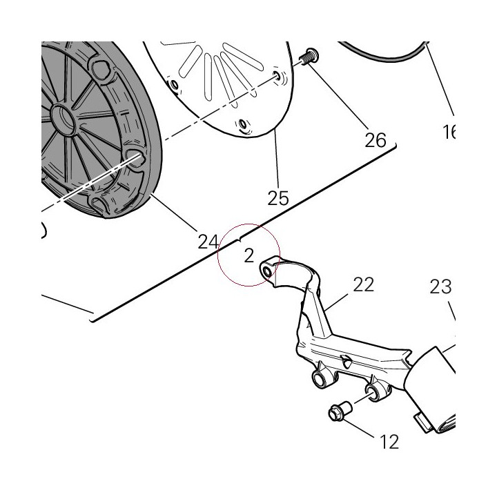 Clutch protection cover 24321344A