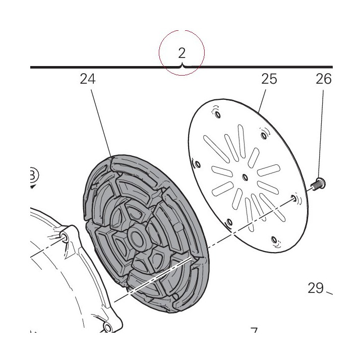 Clutch protection cover 24321461A