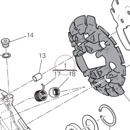 Clutch side cover 24321511A