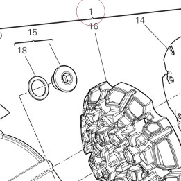 Clutch cover 243P1612AN