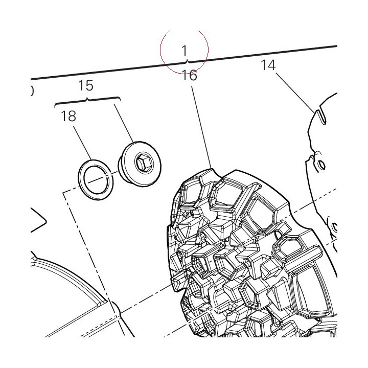 Clutch cover 243P1612AN