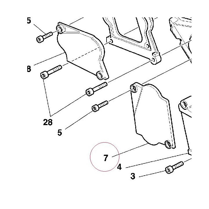 Horizontal tensioner roller cover 24510101AB