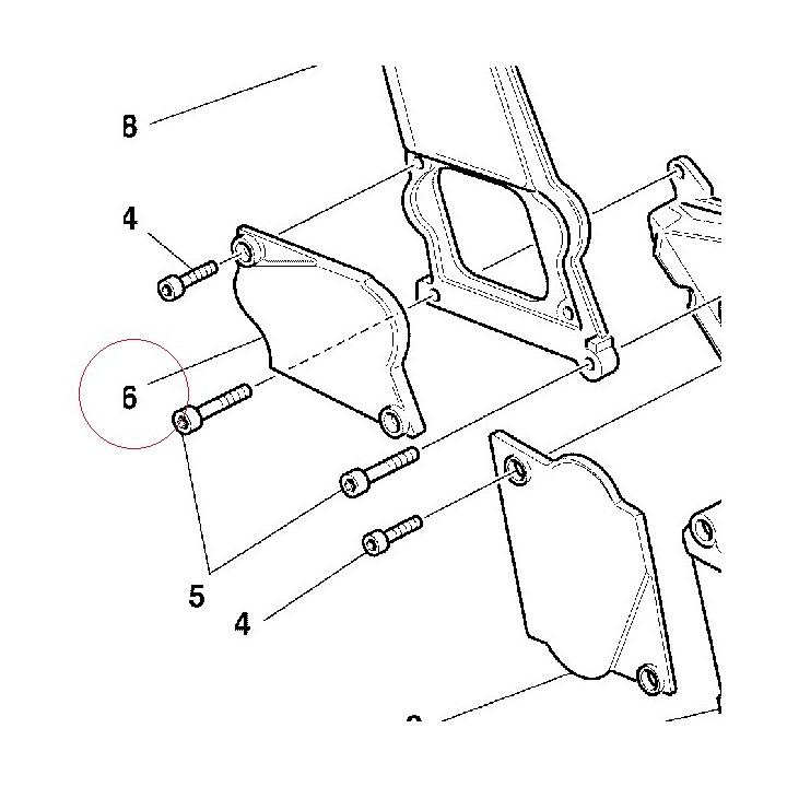 Vertical tensioner roller cover 24510151A